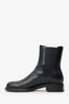 Celine Black Leather Ankle Boots Size 35