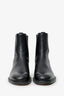 Celine Black Leather Ankle Boots Size 35