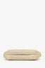 Bottega Veneta Beige Croc Vintage Clutch