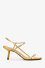 The Row Yellow Satin Kitten Heels Size 37