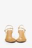 The Row Yellow Satin Kitten Heels Size 37