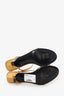 The Row Yellow Satin Kitten Heels Size 37