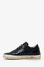 Golden Goose Black Leather Distressed Sneakers Size 35
