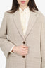By Malene Birger Beige Rosettan Cotton Blazer With Trousers Set Size 34