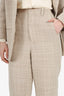 By Malene Birger Beige Rosettan Cotton Blazer With Trousers Set Size 34