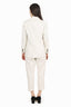 Brunello Cucinelli Cream Glitter Two-Piece Suit Size 36