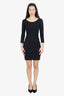 The Row Black Long Sleeve Mini Dress Size XS