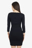 The Row Black Long Sleeve Mini Dress Size XS