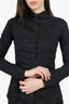 Prada Black Fitted Button Down Shirt Size 38