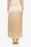 Sablyn Beige Silk Midi Skirt Size S