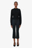 Gucci Black Straight Leg Pants Size 38