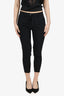 Ann Demeulemeester Black Wool Sheer Trousers Size 34