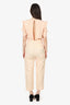 Maje Pink Ruffle Sleeve Jumpsuit Size 36