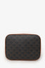 Celine 2022 Brown Canvas/Leather Triomphe Medium Bucket Bag