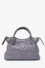Balenciaga Purple Leather Motocross Giant 12 First Bag
