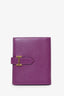 Hermès 2019 Purple Epsom Leather 'H' Bearn Wallet