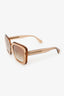 Oliver Peoples Brown Square Sunglasses