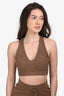 Loulou Studio Brown Cashmere Top/Shorts Set Size S