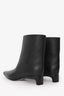 Loulou Black Leather 'Celine' Ankle Boots Size 35