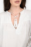 Isabel Marant Etoile White Cotton Embroidered Top Size 34