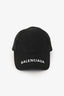 Balenciaga Black White Logo Baseball Hat Size L
