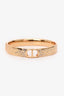 Christian Dior Gold Tone 'Trésor' Bangle Bracelet Size L