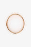 Christian Dior Gold Tone 'Trésor' Bangle Bracelet Size L