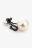 Christian Dior Faux Pearl/Crystal 'My ABCDior Tribales' Letter 'U' Single Drop Earring