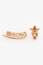 Christian Dior Gold Tone 'Dio(r)evolution' Asymmetrical Earrings