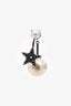 Christian Dior Faux Pearl/Crystal Star Single Drop Earring