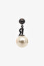 Christian Dior Faux Pearl/Crystal 'My ABCDior Tribales' Letter 'R' Single Drop Earring