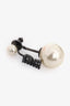 Christian Dior Faux Pearl/Crystal 'My ABCDior Tribales' Letter 'R' Single Drop Earring