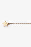 Christian Dior Aged Gold Tone/Faux Pearl 'Tribales' Drop Cuff Single Earring
