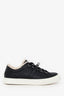 Hermès Black Leather/Shearling 'Day Sneaker' Size 38