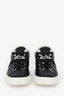 Hermès Black Leather/Shearling 'Day Sneaker' Size 38