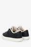 Hermès Black Leather/Shearling 'Day Sneaker' Size 38