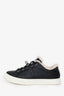 Hermès Black Leather/Shearling 'Day Sneaker' Size 38