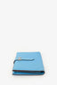 Hermès 2014 Blue Mysore Leather Bearn Wallet PHW