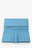 Hermès 2014 Blue Mysore Leather Bearn Wallet PHW