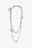Hermès Sterling Silver Farandole Long Necklace 120