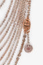 Hermès Sterling Silver/18K Rose Gold New Farandole Multi-strand Necklace