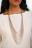 Hermès Sterling Silver/18K Rose Gold New Farandole Multi-strand Necklace