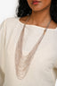 Hermès Sterling Silver/18K Rose Gold New Farandole Multi-strand Necklace