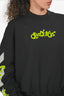 Off-White Black/White/Yellow Printed Crewneck Sweater Size S