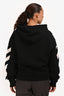 Off-White Black/White Printed Hoodie Size M