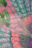 Hermès Green/Pink Silk Printed Large Sheer Scarf