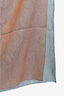 Hermès Purple/Teal Cashmere/Silk Scarf
