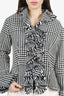 Anne Fontaine Black/White Tweed Cardigan Size 4