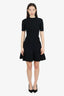 Sandro Black Knit Midi Dress Size 1