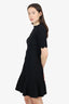Sandro Black Knit Midi Dress Size 1